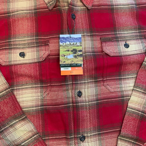 - NWT Orvis Heavyweight Flannel shirt jacket XL and 3XL - Picture 5 of 11